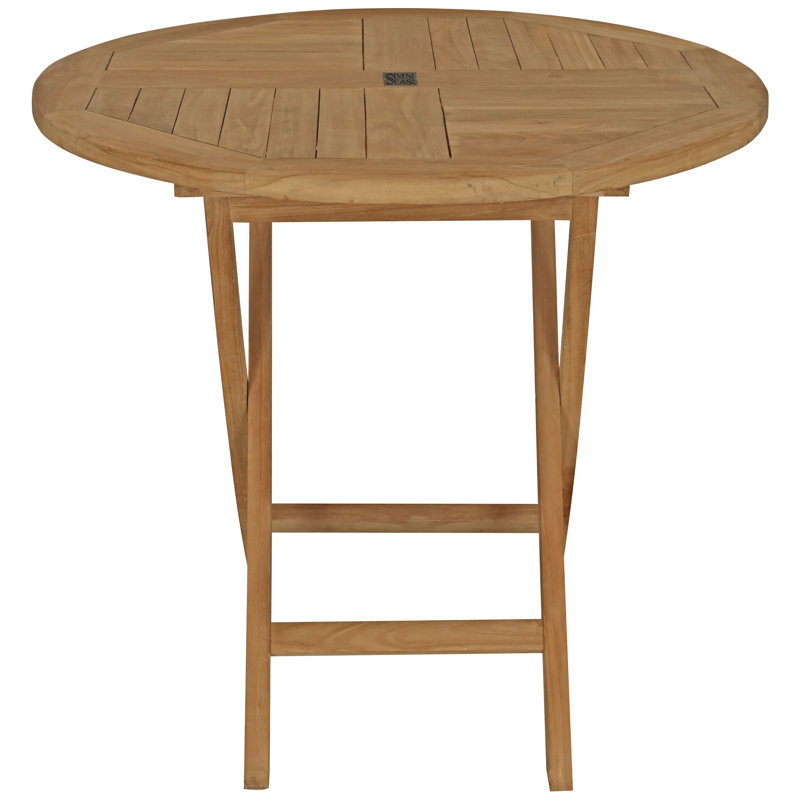 Highland Dunes Cosper Folding Solid Wood Dining Table & Reviews Wayfair